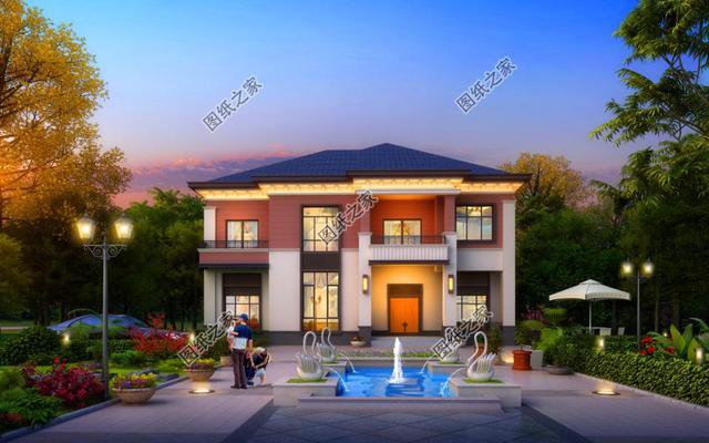 農(nóng)村四間房子怎么設(shè)計(jì)？這四款二層別墅布局我給100分，建房就是要大氣