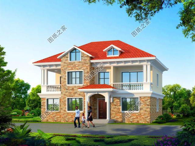 農(nóng)村四間房子怎么設(shè)計(jì)？這四款二層別墅布局我給100分，建房就是要大氣