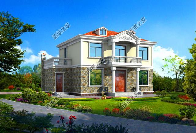 農(nóng)村四間房子怎么設(shè)計(jì)？這四款二層別墅布局我給100分，建房就是要大氣