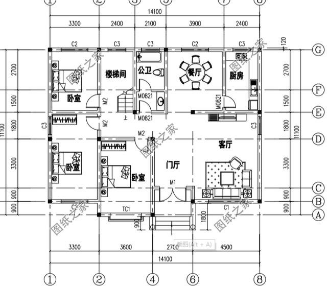 農(nóng)村四間房子怎么設(shè)計(jì)？這四款二層別墅布局我給100分，建房就是要大氣