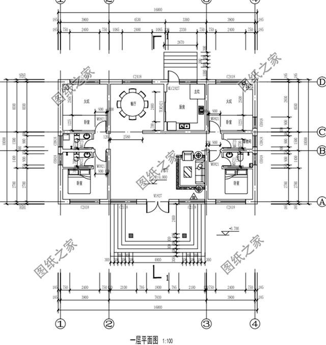 農(nóng)村5間平房格局圖片，簡(jiǎn)單實(shí)用，農(nóng)村建房就要這樣建