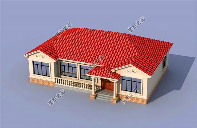 農(nóng)村5間平房格局圖片，簡(jiǎn)單實(shí)用，農(nóng)村建房就要這樣建