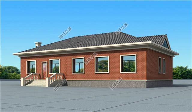 農(nóng)村5間平房格局圖片，簡(jiǎn)單實(shí)用，農(nóng)村建房就要這樣建