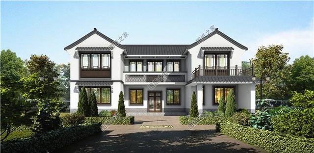 3款鄉(xiāng)下自建二層房圖片，尤其是最后一套，我最喜歡它