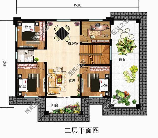 3款鄉(xiāng)下自建二層房圖片，尤其是最后一套，我最喜歡它