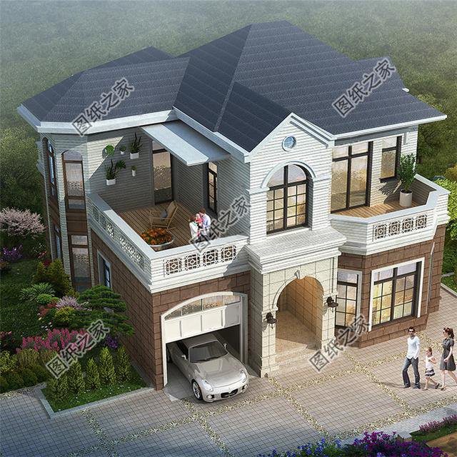 四款鄉(xiāng)下自建二層房圖片，回家建一棟，經(jīng)濟(jì)又實(shí)用