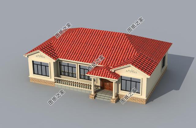 農(nóng)村5間平房格局圖片，給父母建一棟，親戚朋友都夸孝順