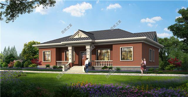 農(nóng)村5間平房格局圖片，給父母建一棟，親戚朋友都夸孝順