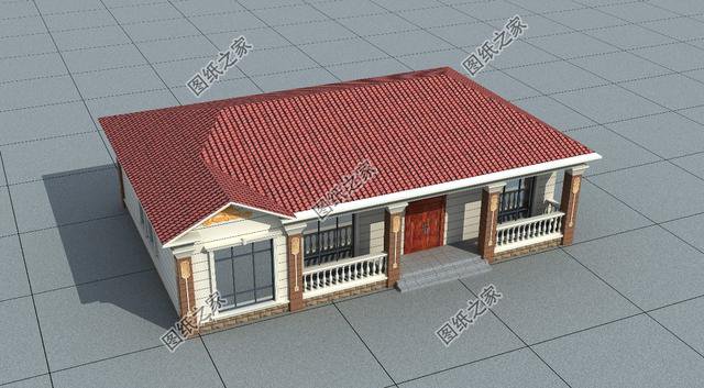 農(nóng)村5間平房格局圖片，給父母建一棟，親戚朋友都夸孝順