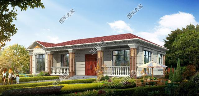 農(nóng)村5間平房格局圖片，給父母建一棟，親戚朋友都夸孝順