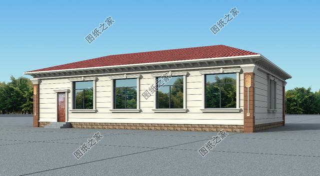 農(nóng)村5間平房格局圖片，給父母建一棟，親戚朋友都夸孝順