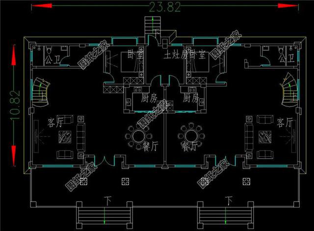 農(nóng)村最新款三層雙拼別墅，家里倆兄弟再也不用爭(zhēng)了，鄰居都羨慕
