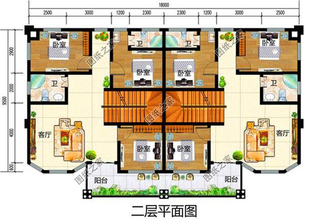 農(nóng)村最新款三層雙拼別墅，家里倆兄弟再也不用爭(zhēng)了，鄰居都羨慕