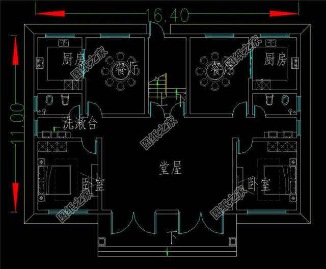 農(nóng)村最新款三層雙拼別墅，家里倆兄弟再也不用爭(zhēng)了，鄰居都羨慕
