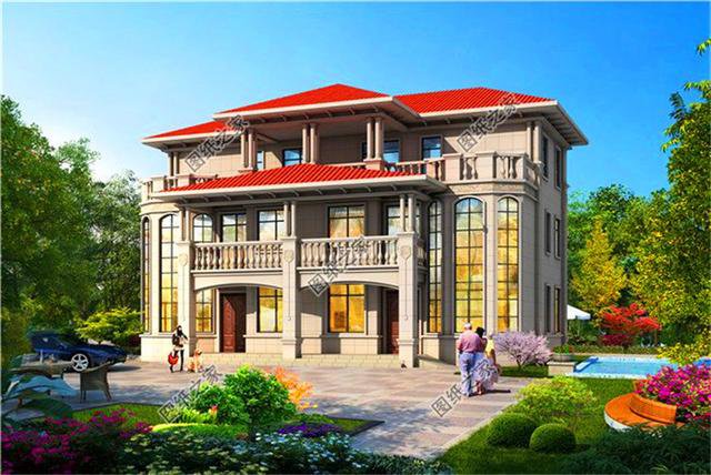 農(nóng)村最新款三層雙拼別墅，家里倆兄弟再也不用爭(zhēng)了，鄰居都羨慕