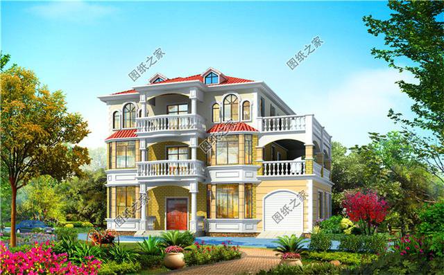 三套農(nóng)村四間三層自建房圖，看看哪一套更符合您的審美