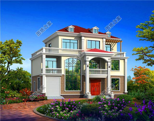 三套農(nóng)村四間三層自建房圖，看看哪一套更符合您的審美