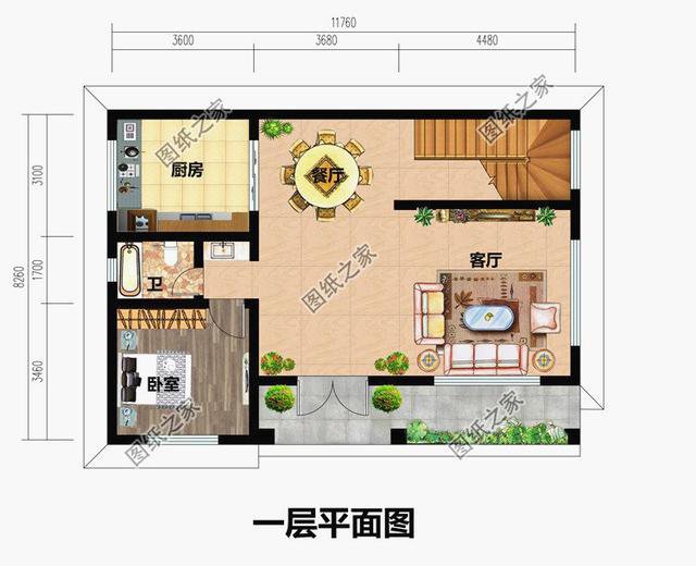 80至90平米農(nóng)村自建房設(shè)計(jì)圖，小戶型，80、90后的最愛