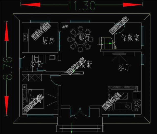 農(nóng)村三層自建房圖，20萬就能建這么實用的房子