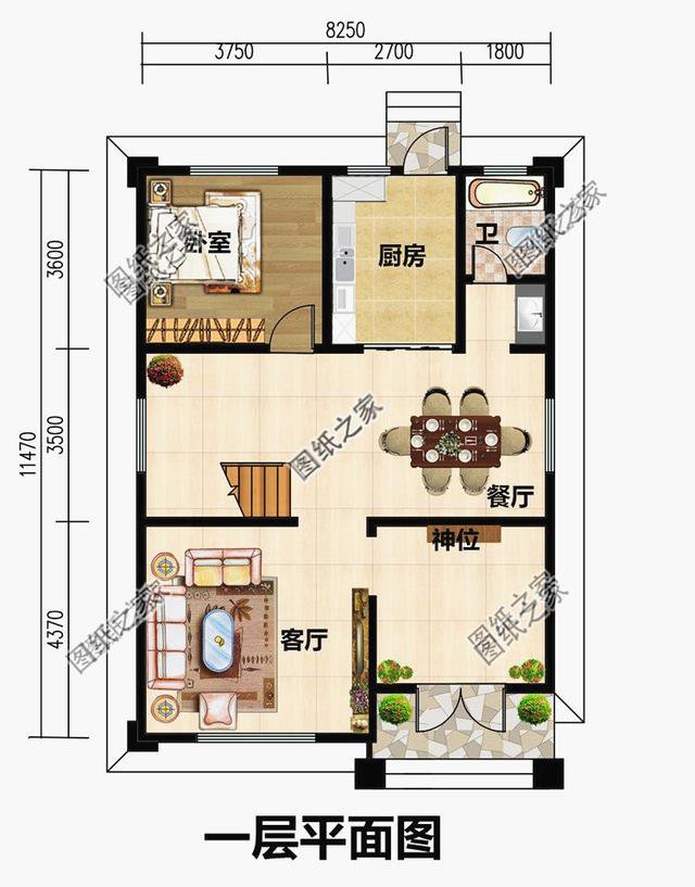 農(nóng)村三層自建房圖，20萬就能建這么實用的房子