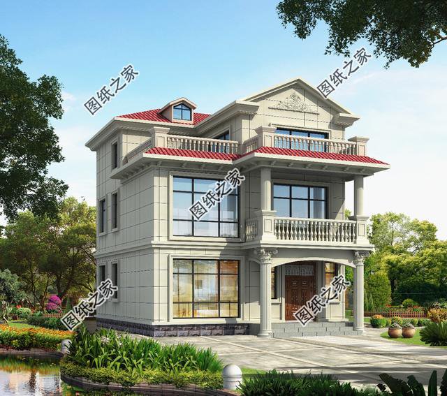 農(nóng)村三層自建房圖，20萬就能建這么實用的房子