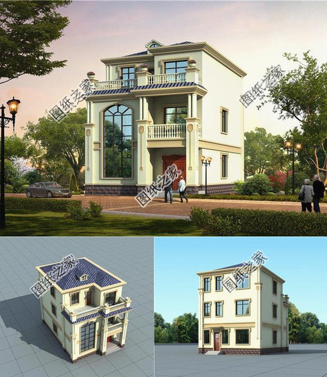 農(nóng)村三層自建房圖，20萬就能建這么實用的房子