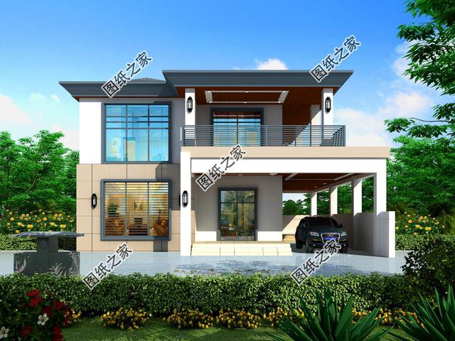 25萬(wàn)農(nóng)村二層自建房效果圖，我喜歡第三套，你喜歡哪個(gè)?