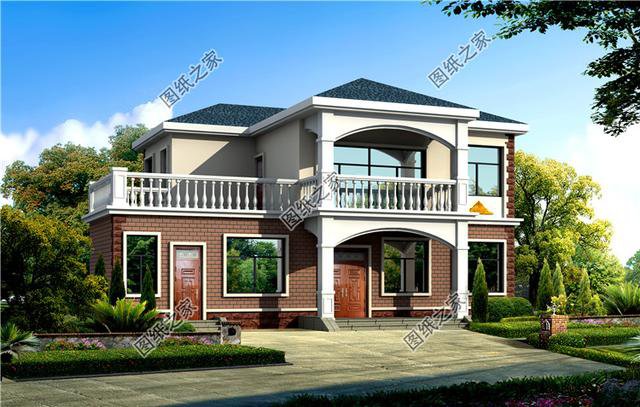 25萬(wàn)農(nóng)村二層自建房效果圖，我喜歡第三套，你喜歡哪個(gè)?