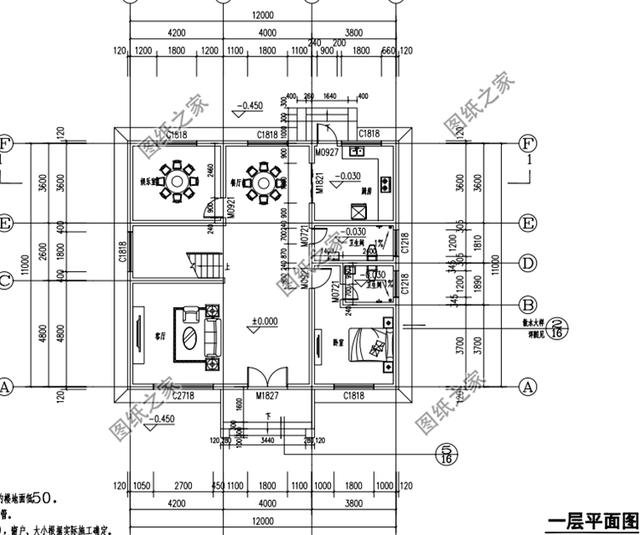 四套12×11米農(nóng)村建房設(shè)計圖，戶型大小各不相同，你更喜歡哪一套？
