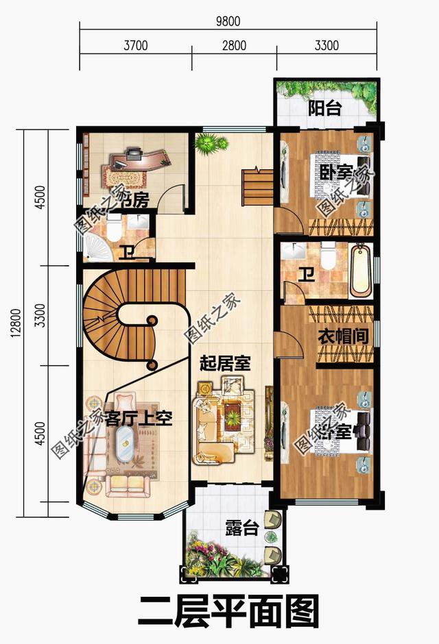  普通農(nóng)村建房設(shè)計圖分享，看完你還想在城里買房嗎？
