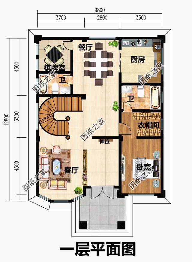  普通農(nóng)村建房設(shè)計圖分享，看完你還想在城里買房嗎？