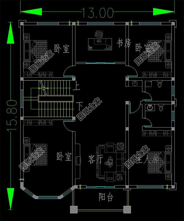 三層半自建房外觀圖，精致細(xì)膩，每個(gè)人的秘密花園
