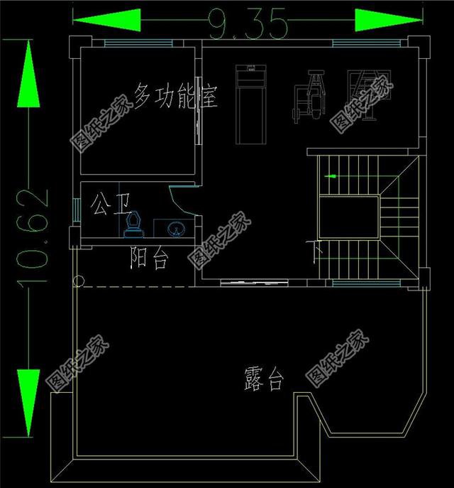 三層半自建房外觀圖，精致細(xì)膩，每個(gè)人的秘密花園
