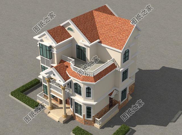 110平三層歐式別墅圖，回鄉(xiāng)建房好選擇，你喜歡哪套？