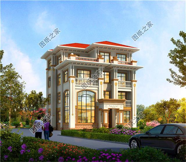 看到這三款三間三層半別墅式樣圖，家里人見了都心動，而我是激動！
