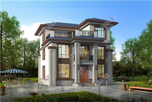 30萬農(nóng)村自建別墅三層設(shè)計(jì)圖這樣建，絕對沒有人敢說你土，還不快收藏圖紙