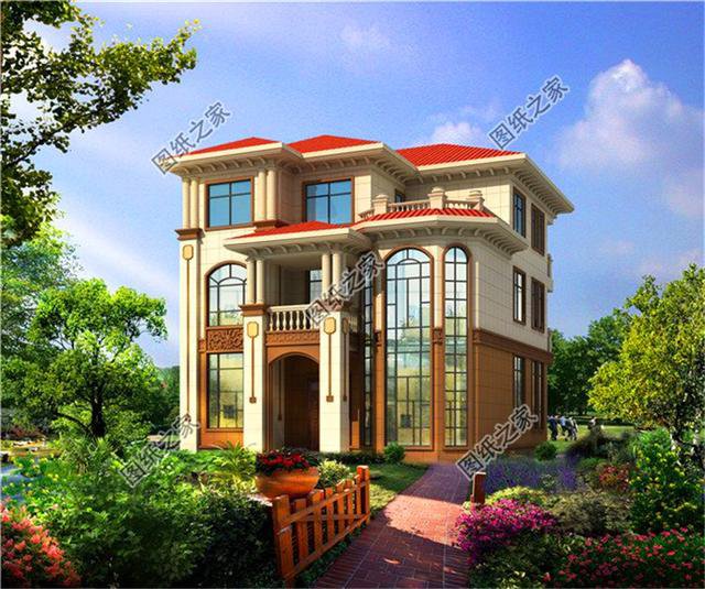 30萬農(nóng)村自建別墅三層設(shè)計(jì)圖這樣建，絕對沒有人敢說你土，還不快收藏圖紙