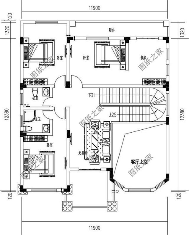 30萬農(nóng)村自建別墅三層設(shè)計(jì)圖這樣建，絕對沒有人敢說你土，還不快收藏圖紙