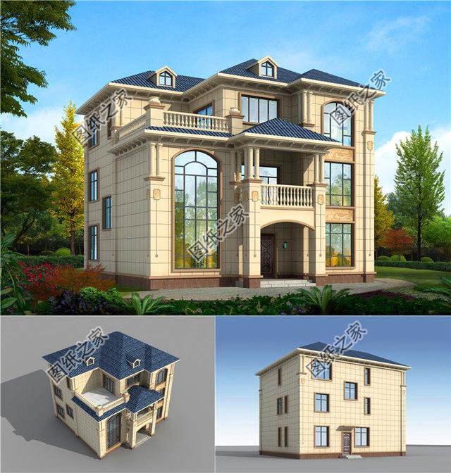 30萬農(nóng)村自建別墅三層設(shè)計(jì)圖這樣建，絕對沒有人敢說你土，還不快收藏圖紙