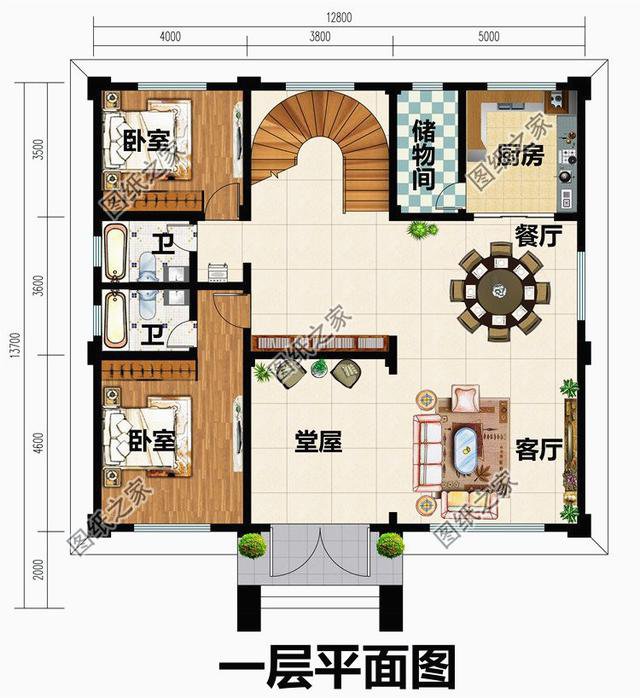 二層半帶露臺自建房圖片，種花養(yǎng)魚，燒烤賞月，好不愜意！