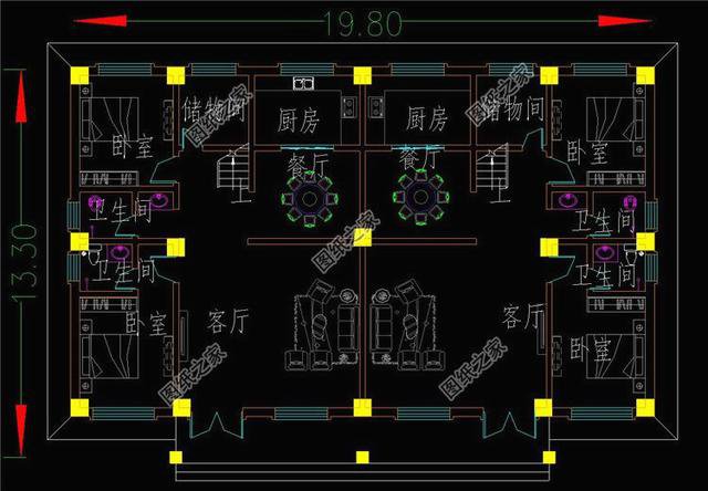 3款雙拼別墅外觀圖片，家里有兄弟的，就該這樣建