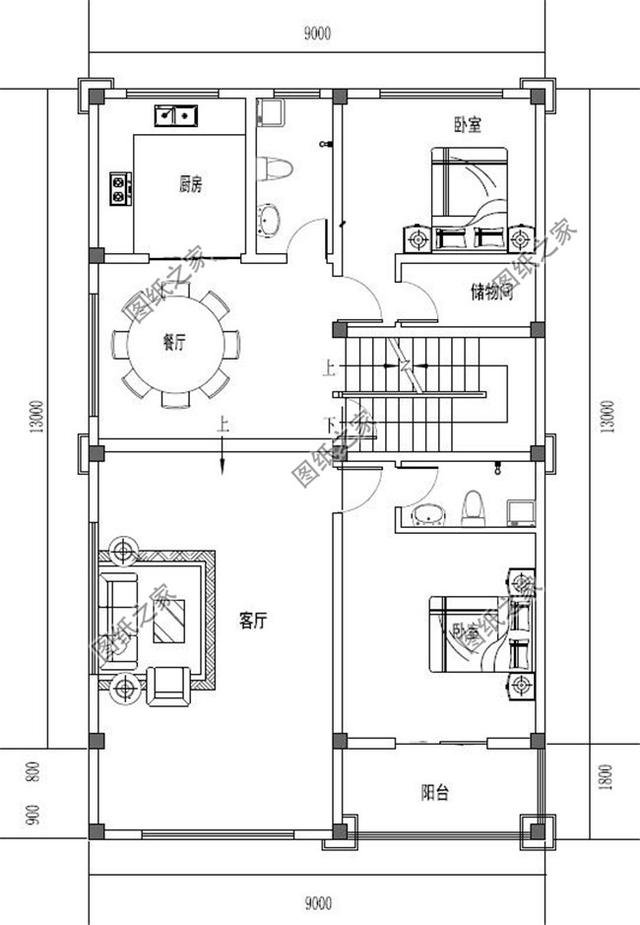 農(nóng)村自建四層漂亮樓房圖，外觀氣派，選一套回家建造吧！