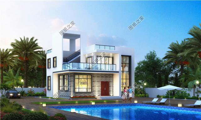 百看不厭的二層現(xiàn)代風(fēng)格別墅，農(nóng)村建房新篇章，見證不一樣的美