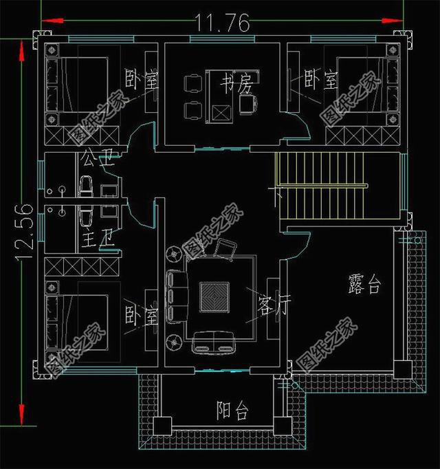 3套農(nóng)村三層樓房設計圖，讓你蓋房無憂，效果圖+戶型圖