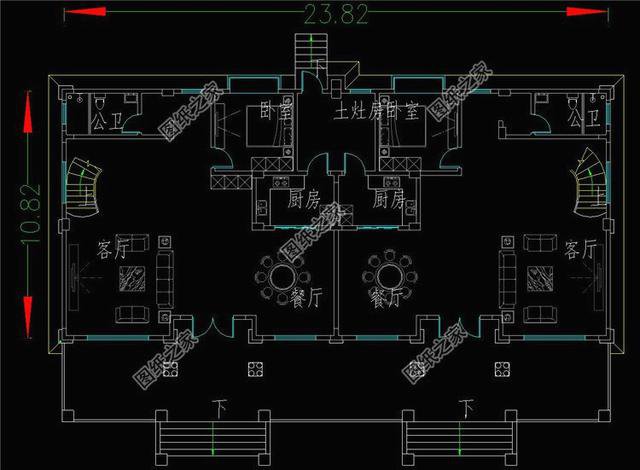 農(nóng)村復(fù)式雙拼自建房，農(nóng)村有兄弟的家庭，快來(lái)看看吧