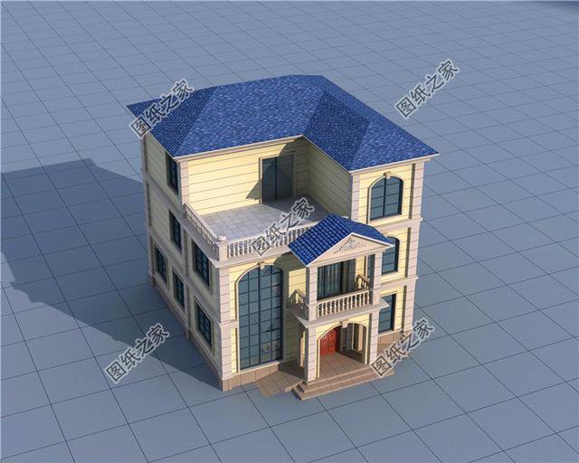 10x11米三層農(nóng)村建房圖，布局方正外觀大氣，最適合農(nóng)村生活的戶型