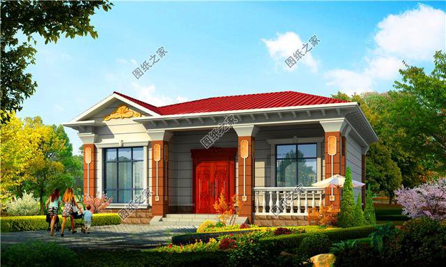 三款農(nóng)村平房歐式裝修風(fēng)格，家里人看了笑的合不攏嘴