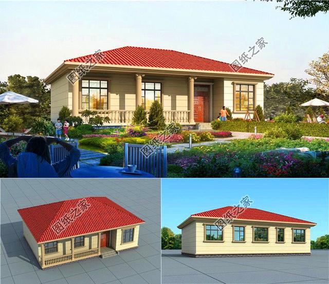 三款農(nóng)村平房歐式裝修風(fēng)格，家里人看了笑的合不攏嘴