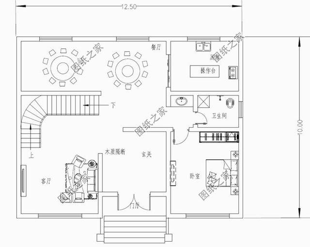 農(nóng)村三層帶地下室戶型圖，有全套圖紙，簡直秒殺村長家