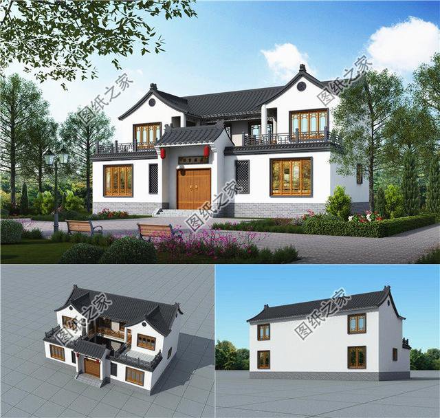 農(nóng)村自建房二層復(fù)式戶型任你挑選，這三款最受歡迎，只想說，真好看